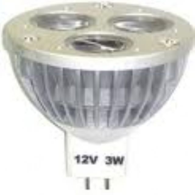 Dicroica Led 12v 3X1w 3500K/6400K