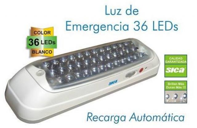 Luz Emergencia 36 Leds Sica