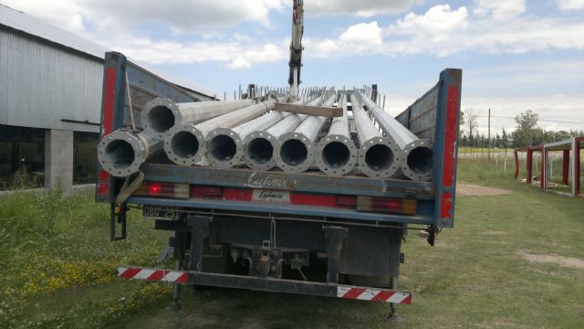 Transporte y Montaje Columnas