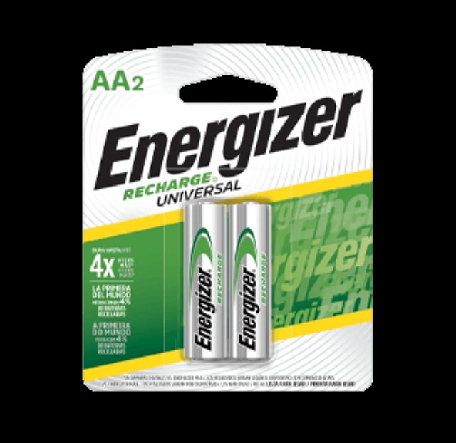 Energizer Pila Recargable AA 2000mAh-1.5v-NH15-BP2